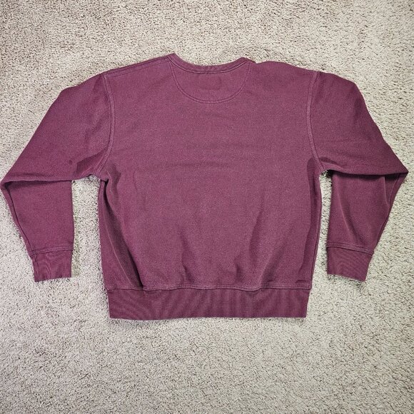 Champion Crewneck Sweatshirt Mens Large Red Burgundy Authentic Athleticwear Tag - Picture 2 of 8